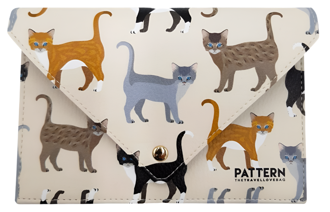 Porta passaporto "MINI TRAVEL" - Pattern The Travel Love Bag
