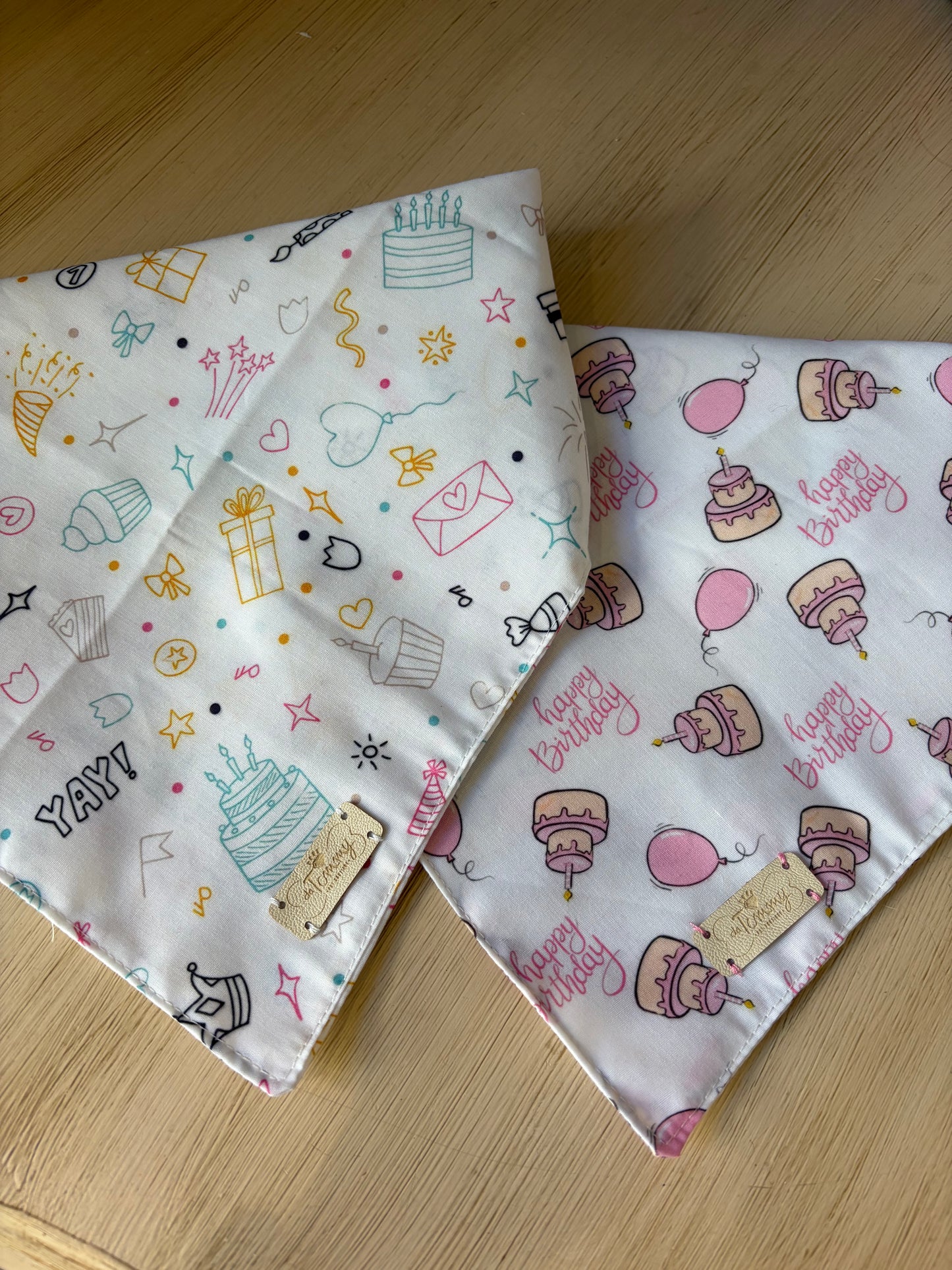 Bandana ''Happy Birthday'' - Da Tommy Pet Boutique