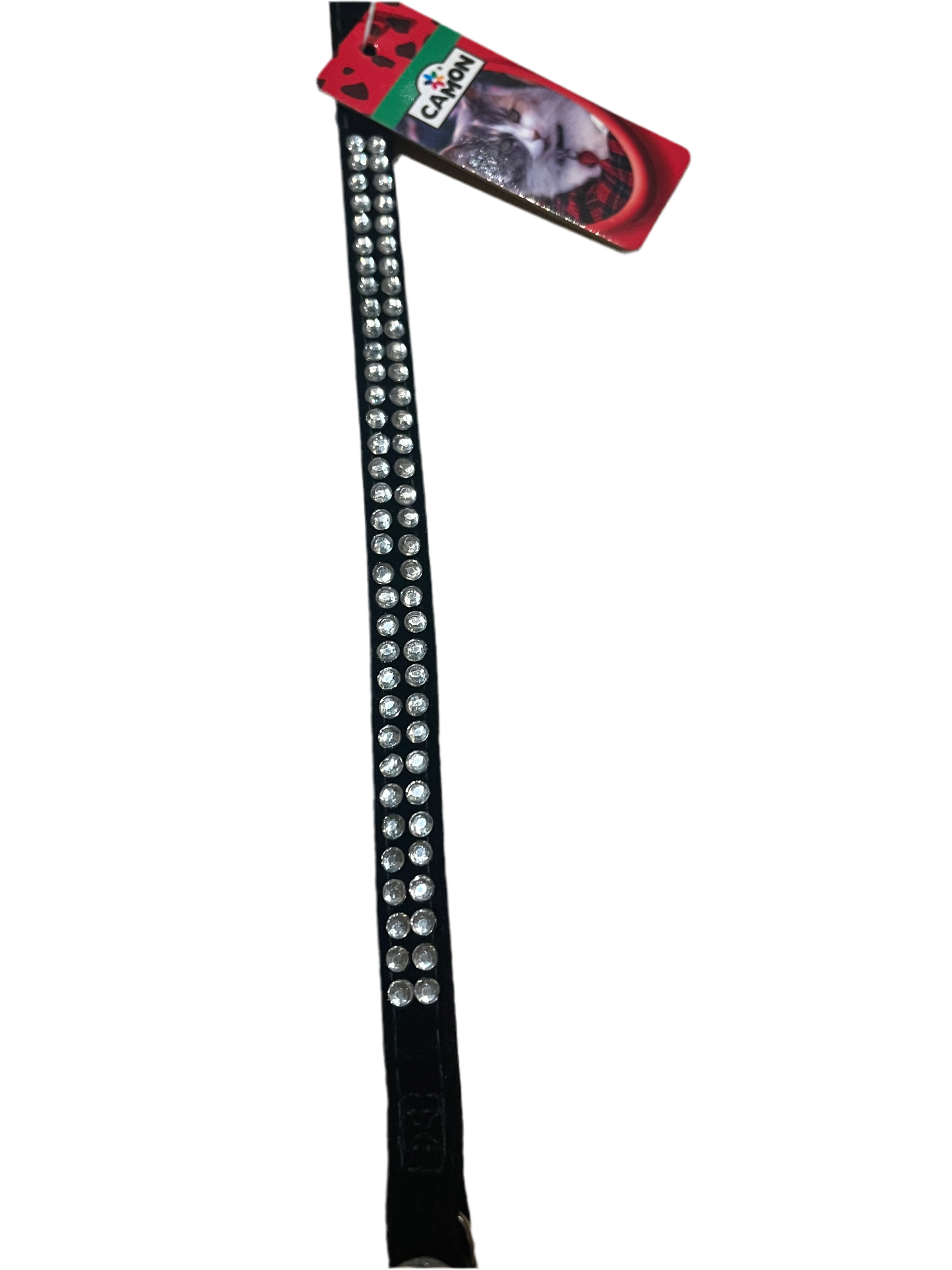 Collare per Gatti in Velluto con Strass - Camon