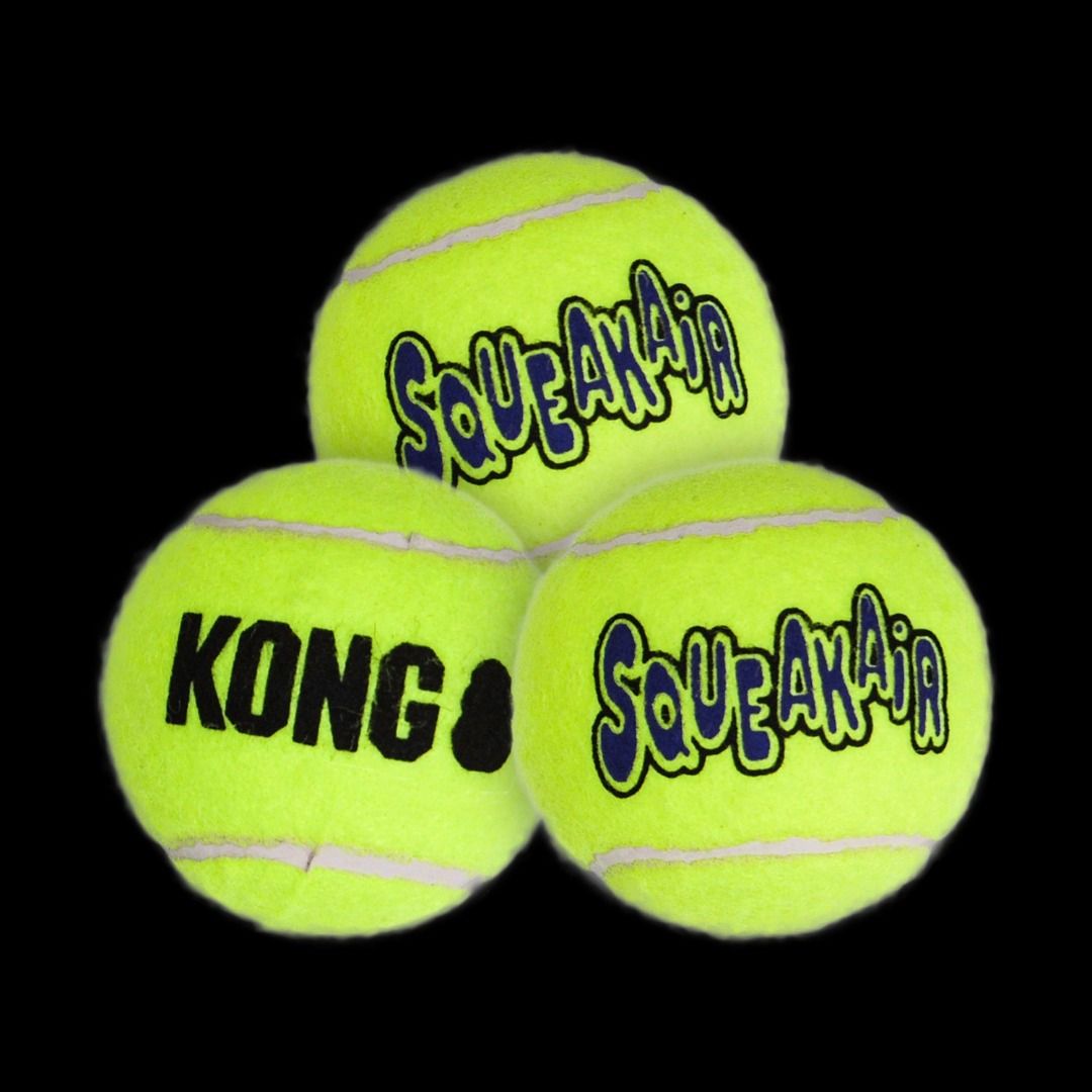 Gioco "Palline Squeakair Tennis - 3 pz" - Camon