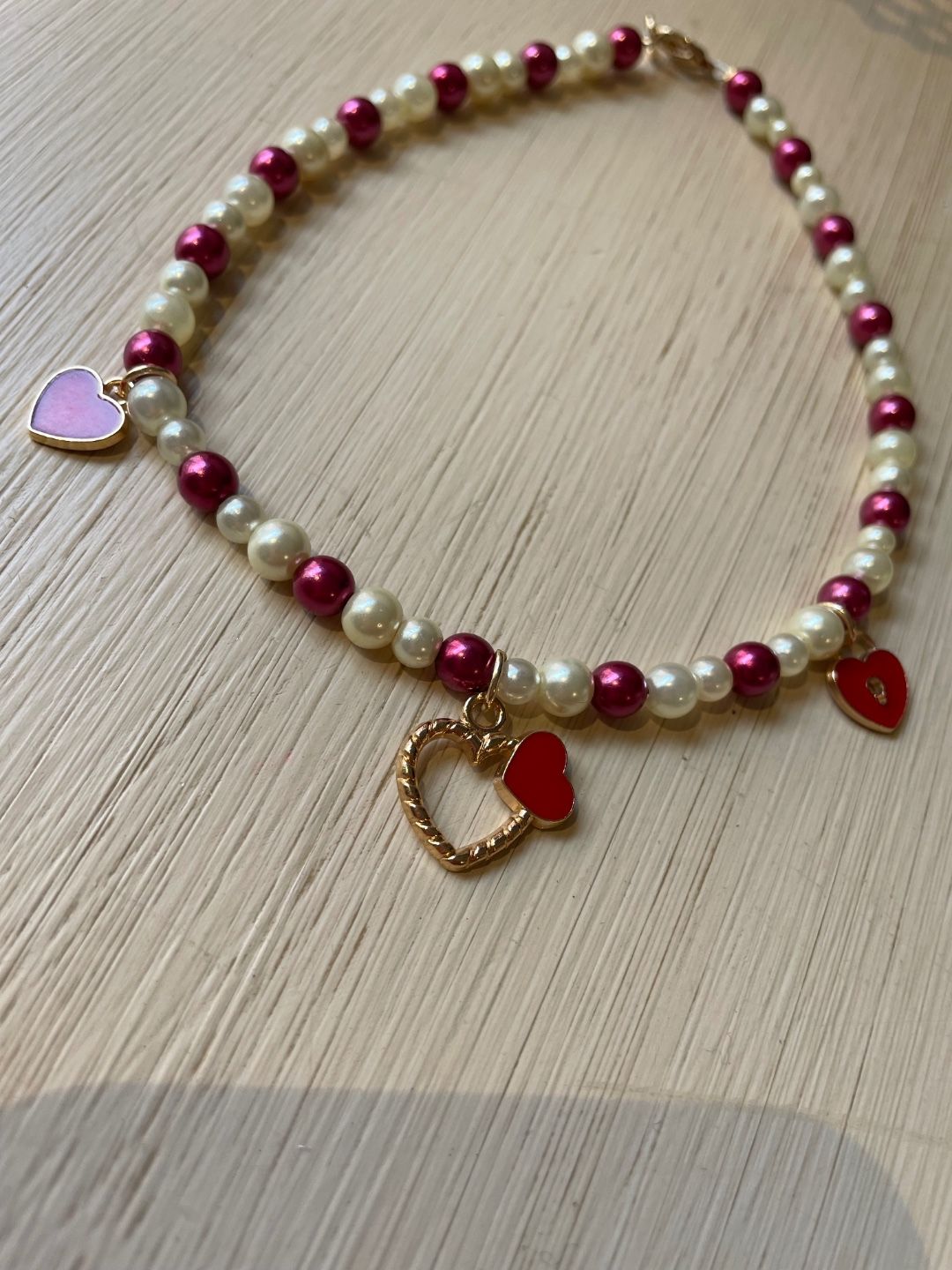 Collarino Estetico “White and Red Pure Love” - Da Tommy Pet Boutique