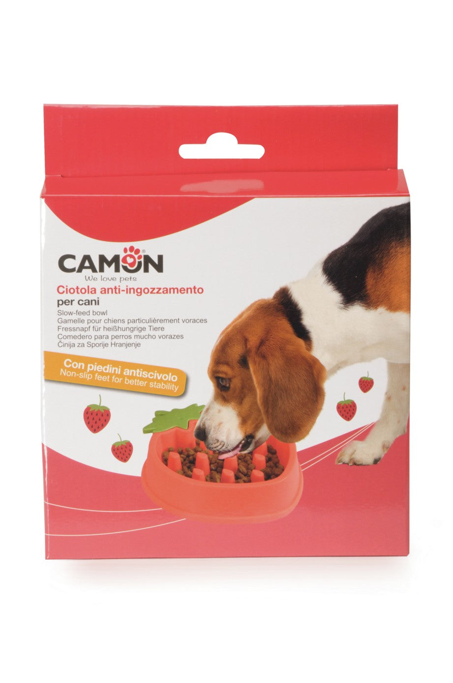 Ciotola Slow Feed "Fragola/Ananas" - Camon