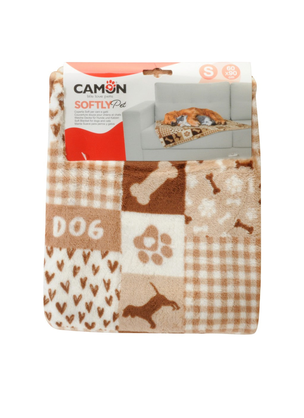Copertina Soft disegno Patchwork - Camon