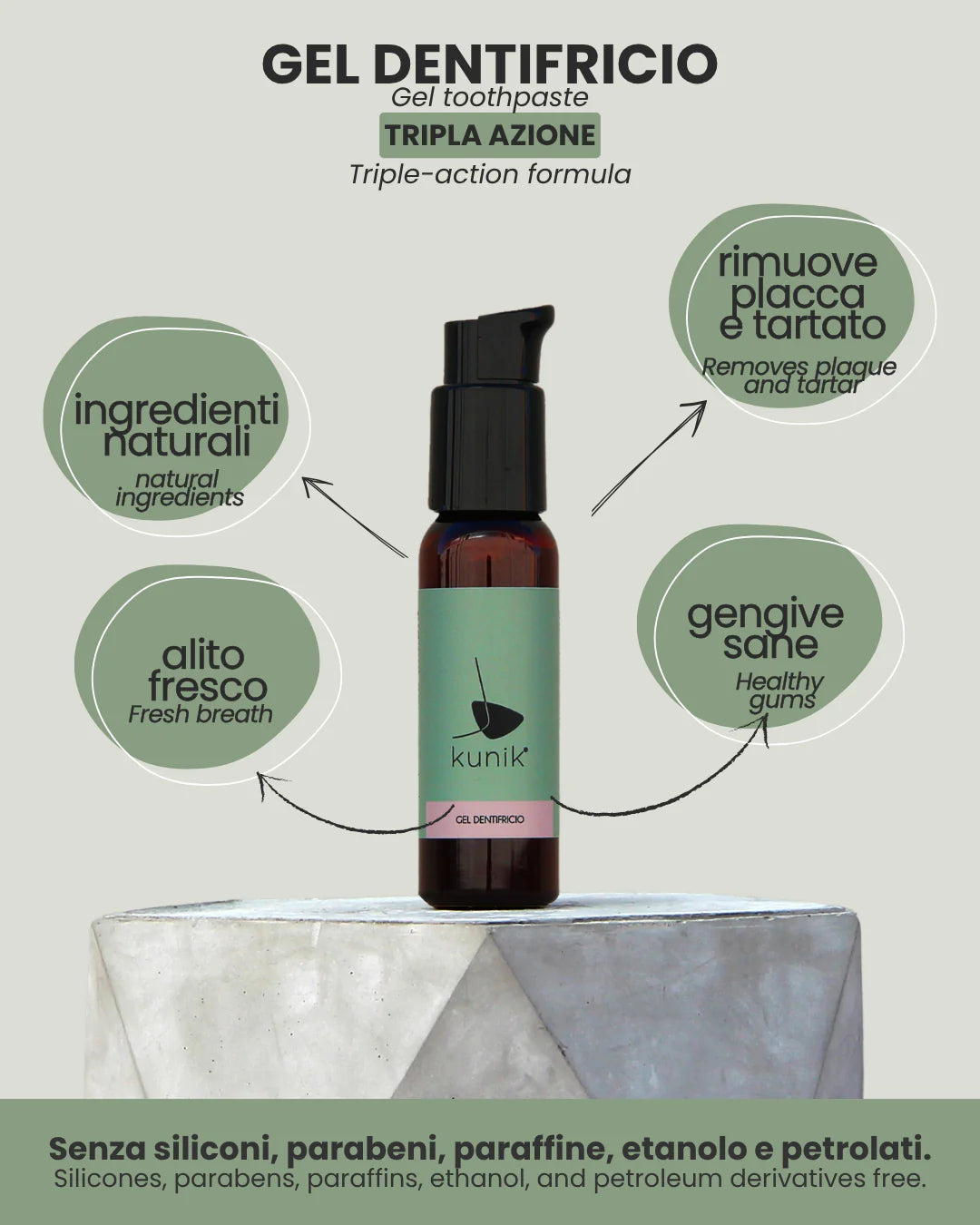 Dentifricio gel - Kunik