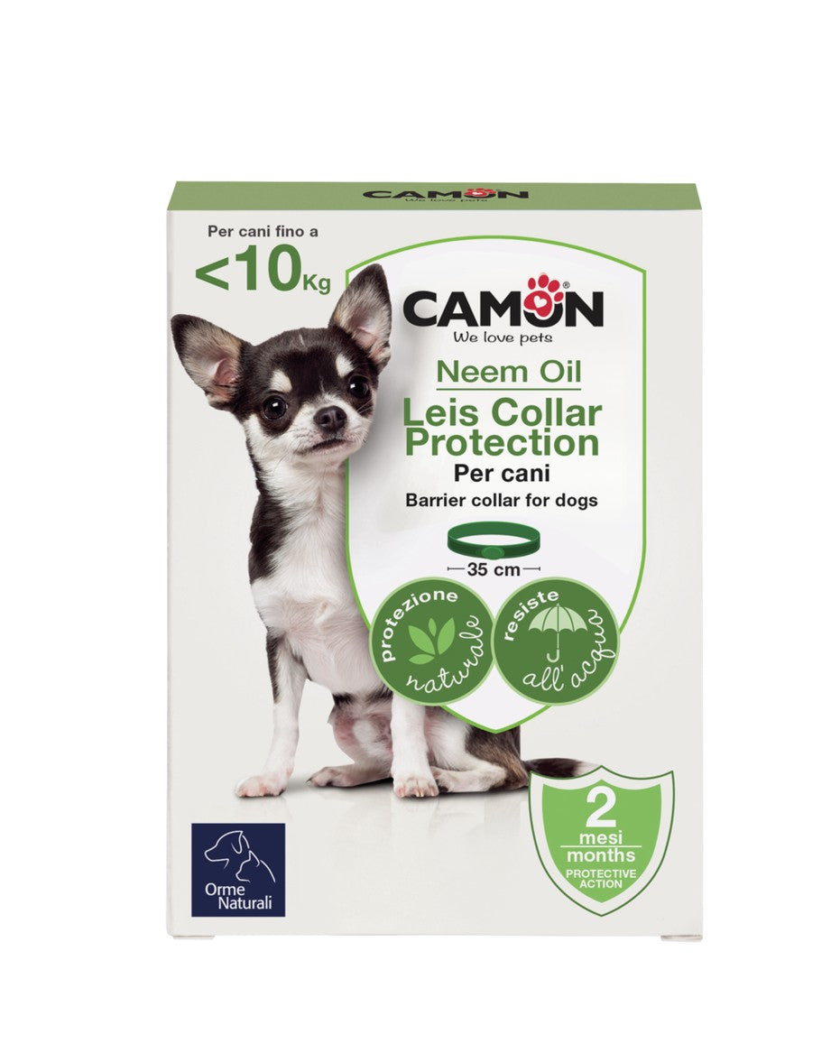 Collare antiparassitario naturale "Leis Barriera all'Olio di Neem" - Orme Naturali Camon