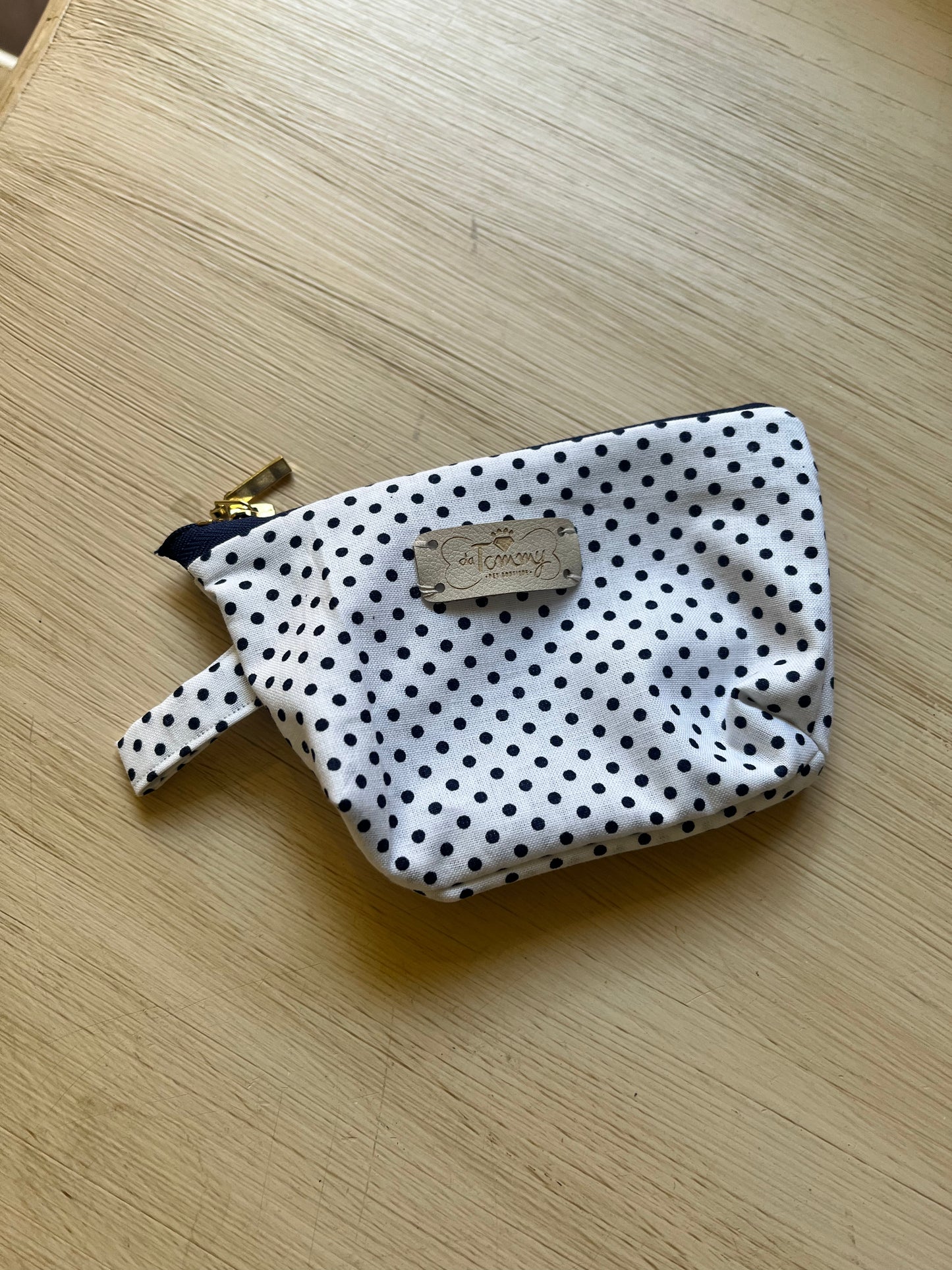 Portasacchetti in cotone a pois Da Tommy Pet Boutique
