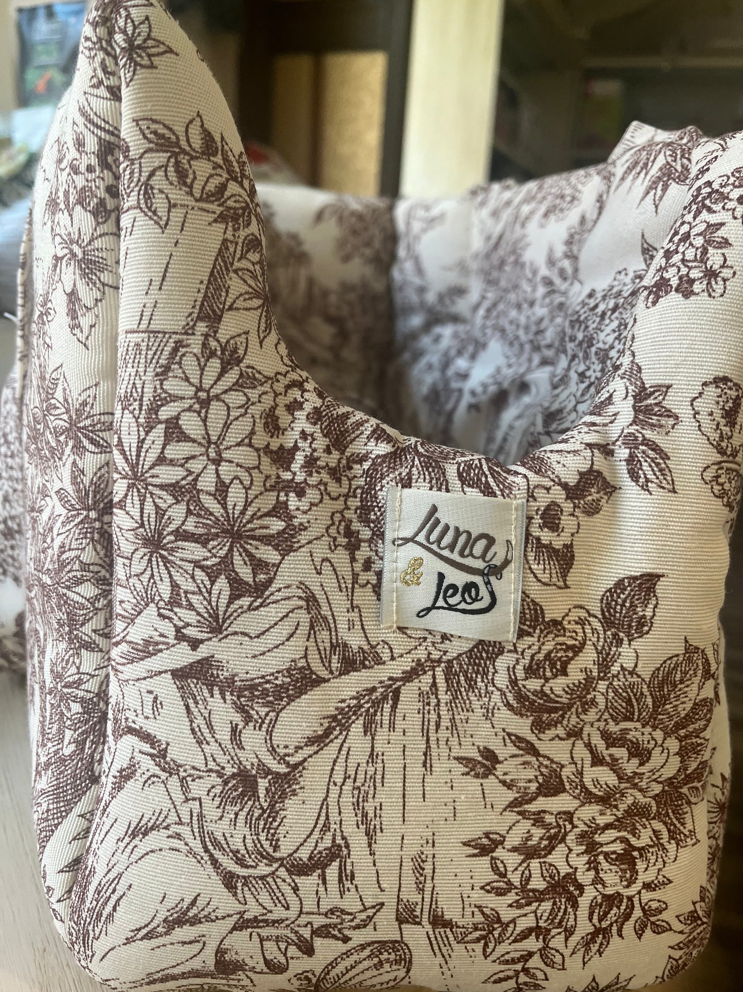 Borsa "Toile de Jouy" - Leo&Luna