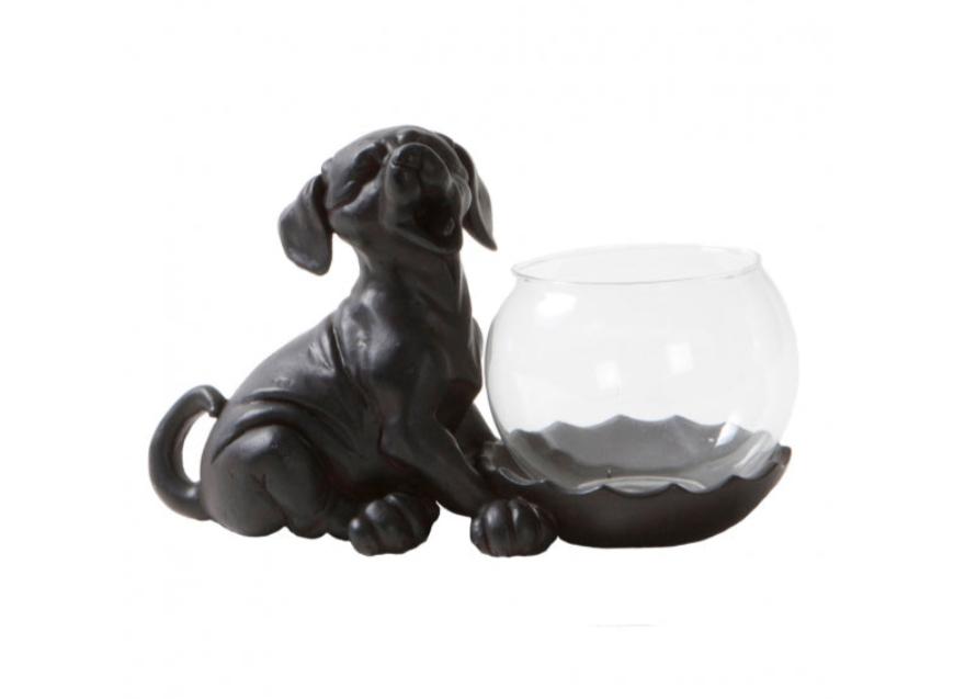 Porta Candela Cane - Happy House