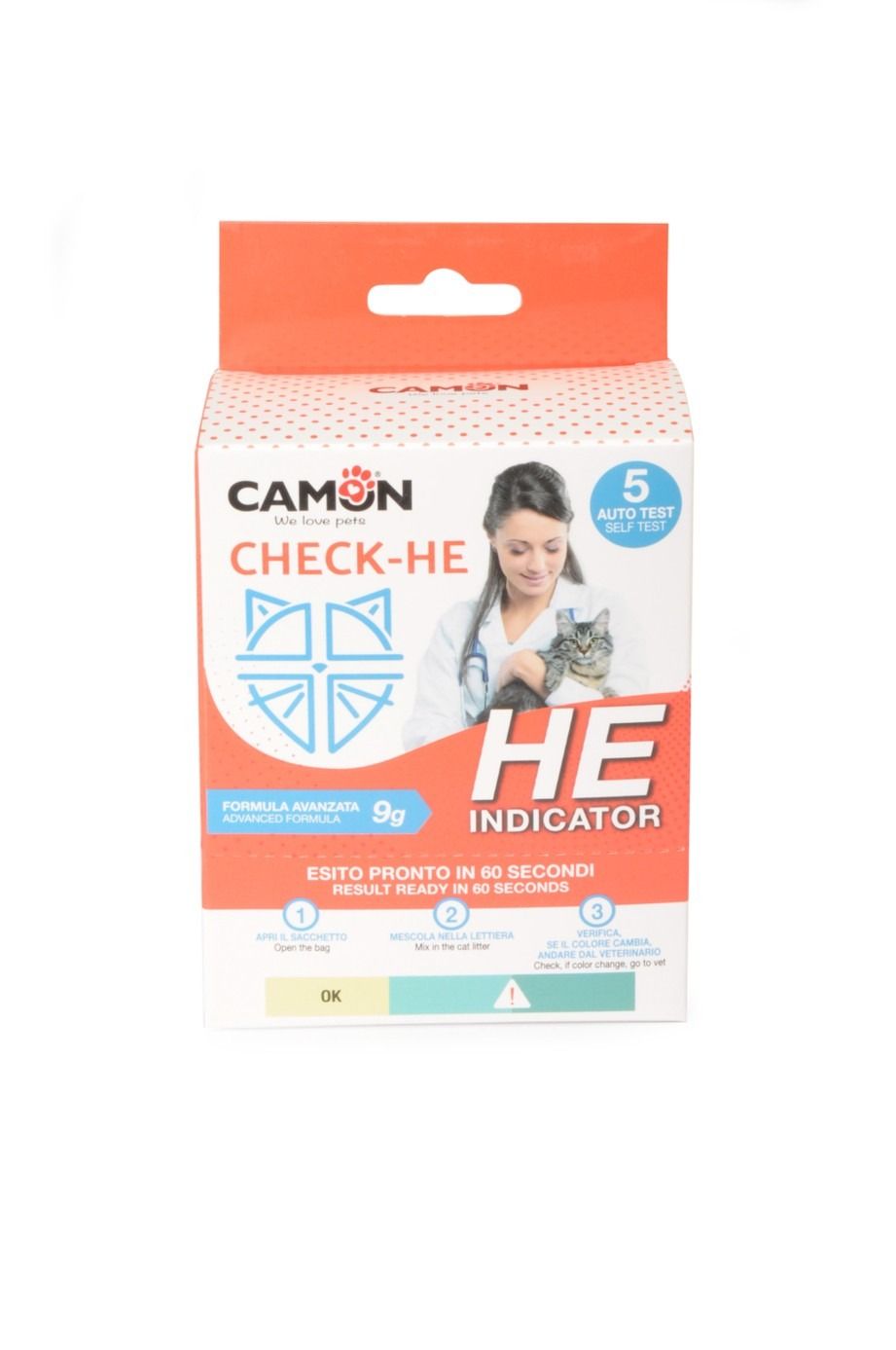 Test per urine Gatto "Check HE" - Camon