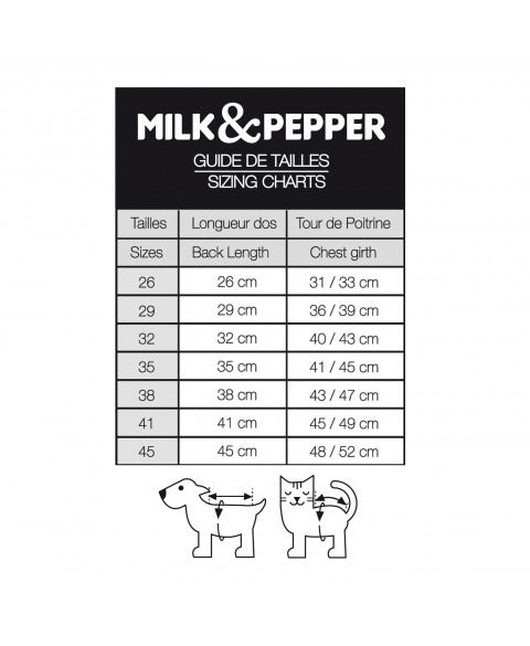 Eco Pelliccetta "YANA" - Milk & Pepper