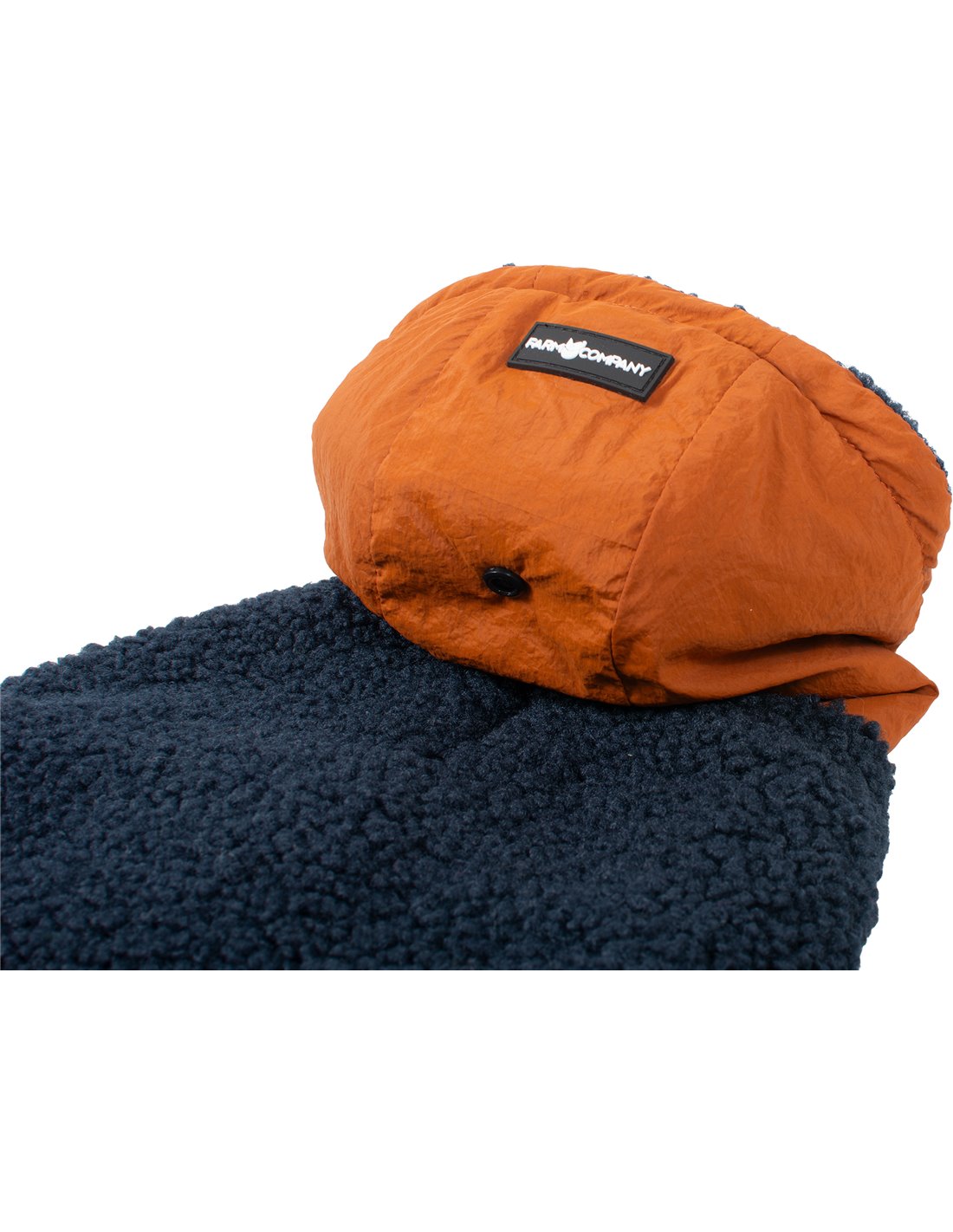 Felpa piumino in pile con cappuccio "Madesimo" - Farm Company