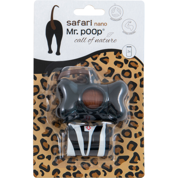 Porta Sacchetti ''Safari Nano'' - Mr.Poop