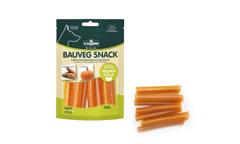 Snack vegetali "Bauveg con patata dolce e zucca" - Camonby Camon