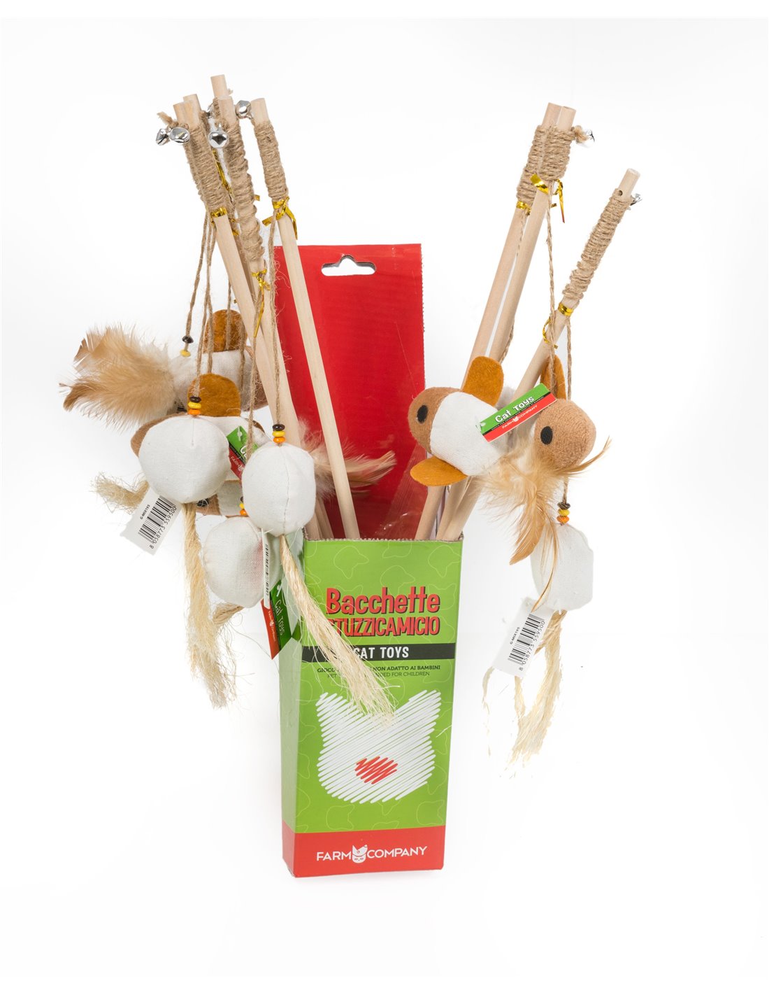 Gioco per gatti "Bacchetta Natura" - Farm Company