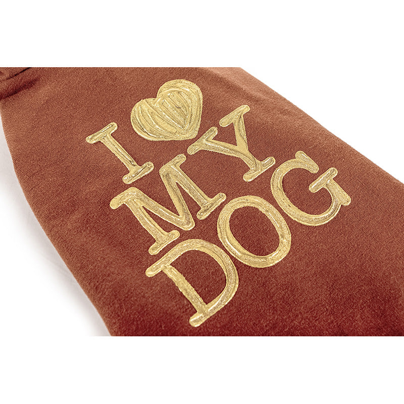 Felpa "Metal Silicone" - I Love My Dog