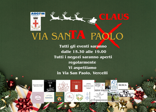 🎄 Natale a Vercelli 2025: tutti gli eventi magici in Via San Paolo 🎁✨