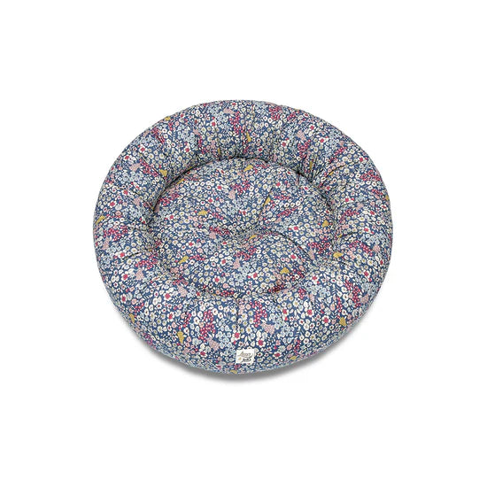 Cuccia Tonda Premium "Fiorellini Blu" - Leo&Luna