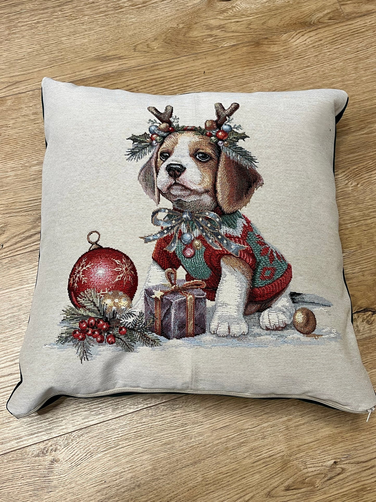 Cuscino arredo natalizio  con imbottitura 50x50 - da Tommy Pet Boutique