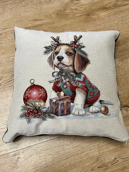 Cuscino arredo natalizio  con imbottitura 50x50 - da Tommy Pet Boutique