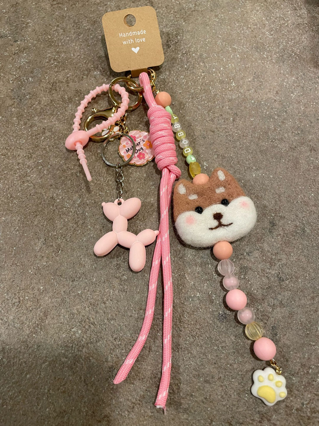 Portachiavi / Porta Cellulare / Charms per borse e trasportini "Festa della Mamma" - Da Tommy Pet Boutique