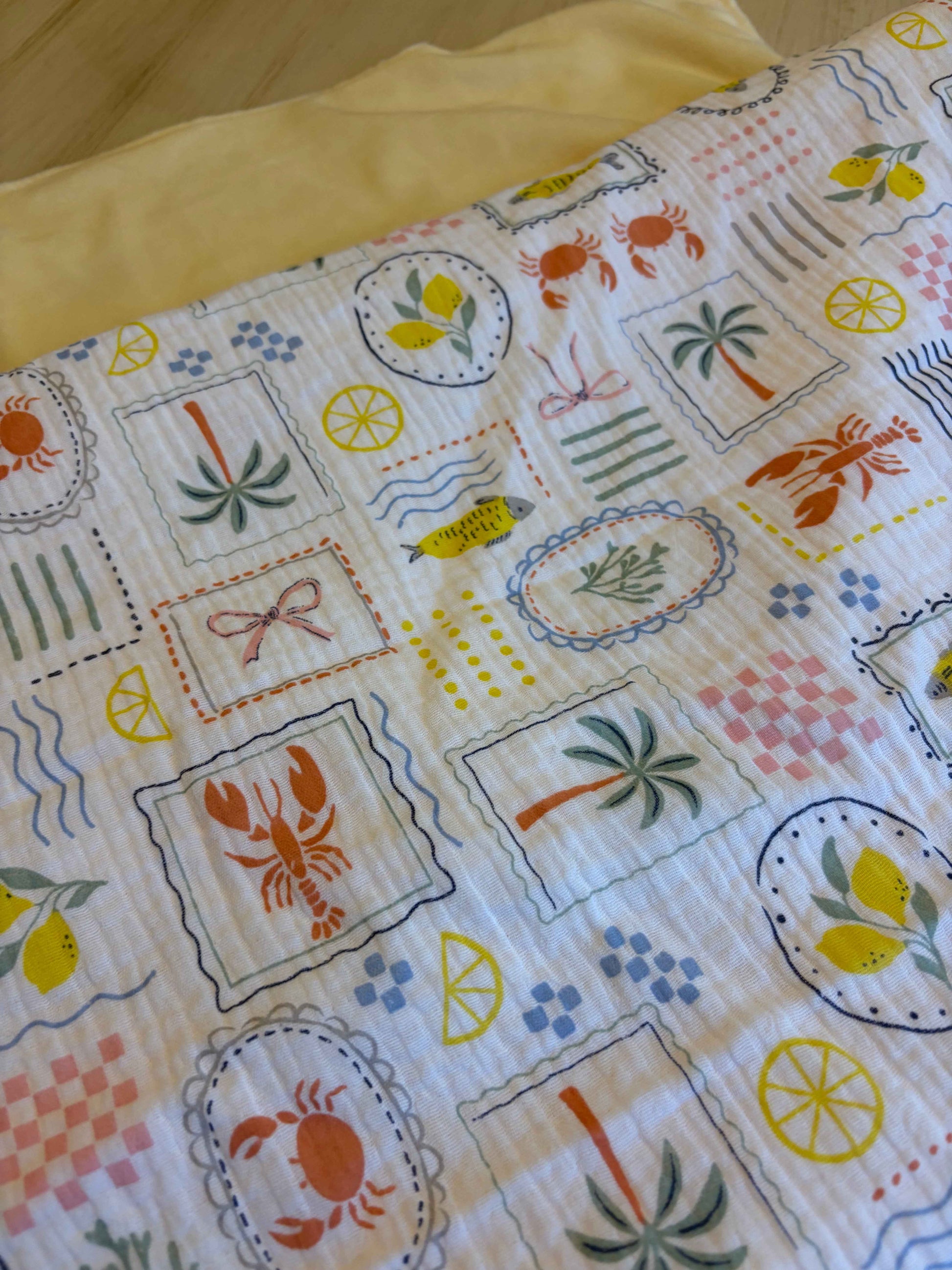 Copertina double pile leggero/mussola "La Dolce Vita" - Da Tommy Pet Boutique