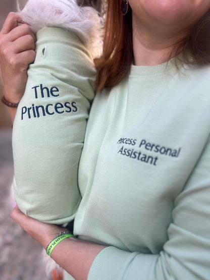 Felpa felpa coordinata e su misura - Da Tommy Pet Boutique & Violante