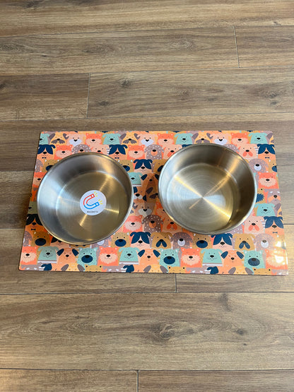 Set Sottociotola magnetico + ciotoline - Da Tommy Pet Boutique