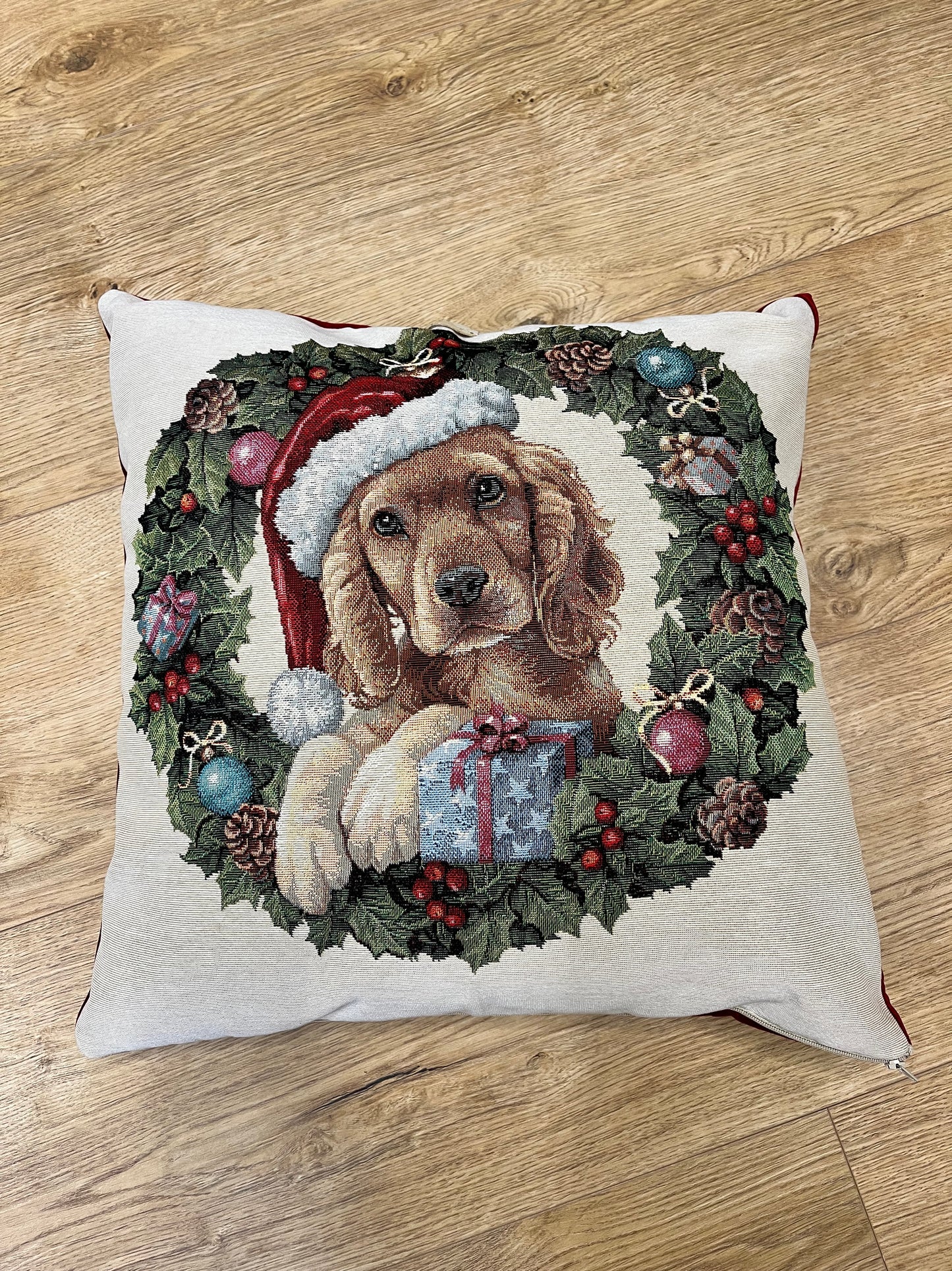 Cuscino arredo natalizio  con imbottitura 50x50 - da Tommy Pet Boutique