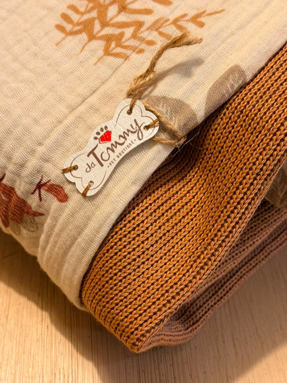 Copertina double maglia e mussola - Da Tommy Pet Boutique