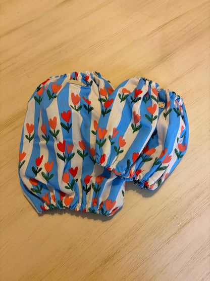 Paraorecchie Estivi in Cotone "Tulips"  - Da Tommy Pet Boutique