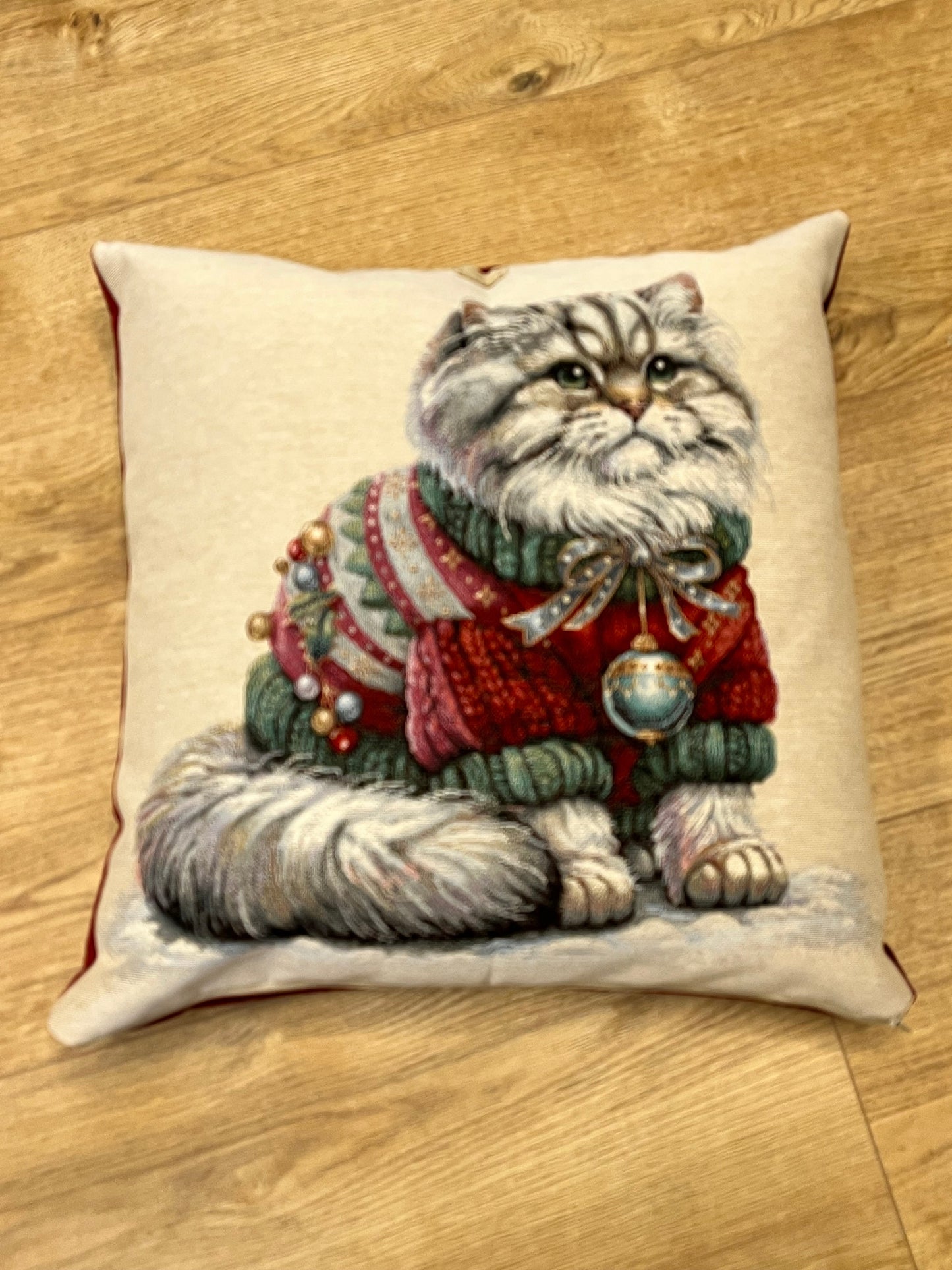 Cuscino arredo natalizio  con imbottitura 50x50 - da Tommy Pet Boutique