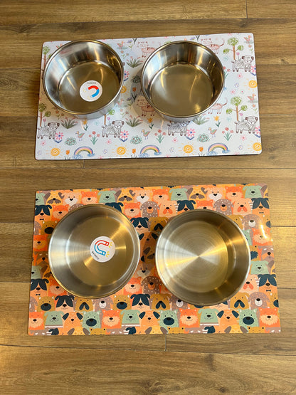 Set Sottociotola magnetico + ciotoline - Da Tommy Pet Boutique
