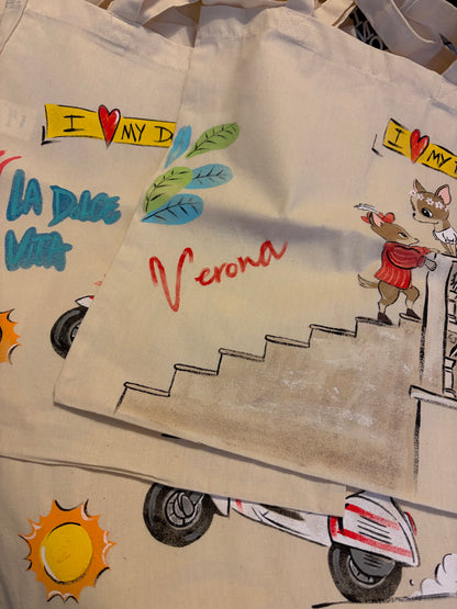 Borsa Shopper "Handmade For U" - I Love My Dog