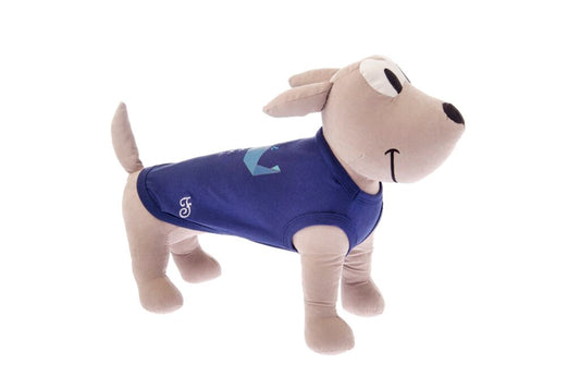 Cane taglia piccola con maglietta Origami Ferribiella – abbigliamento estivo per pet


