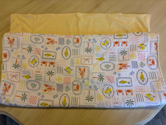 Copertina double pile leggero/mussola "La Dolce Vita" - Da Tommy Pet Boutique