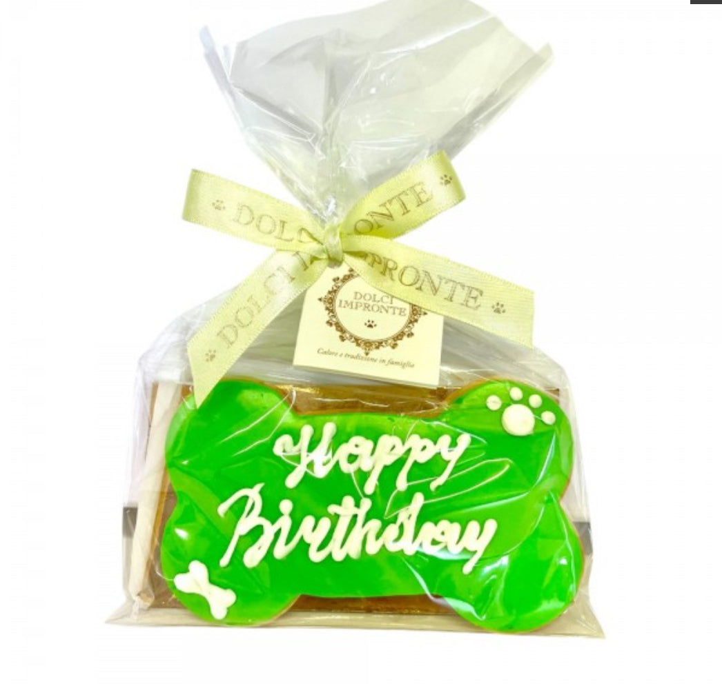 Tortina Compleanno Osso "Birthday Bone"  - Dolci Impronte