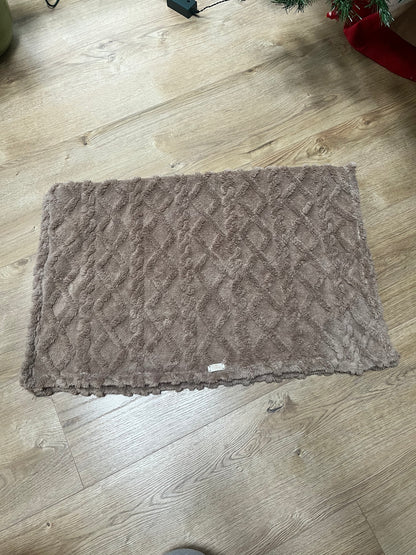 Copertina pile spesso con losanghe   - Da Tommy Pet Boutique