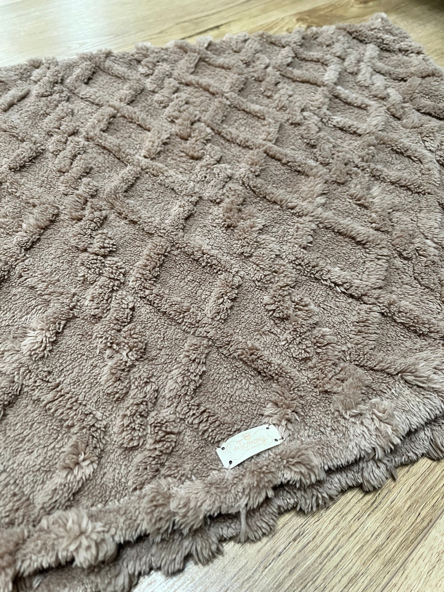 Copertina pile spesso con losanghe   - Da Tommy Pet Boutique