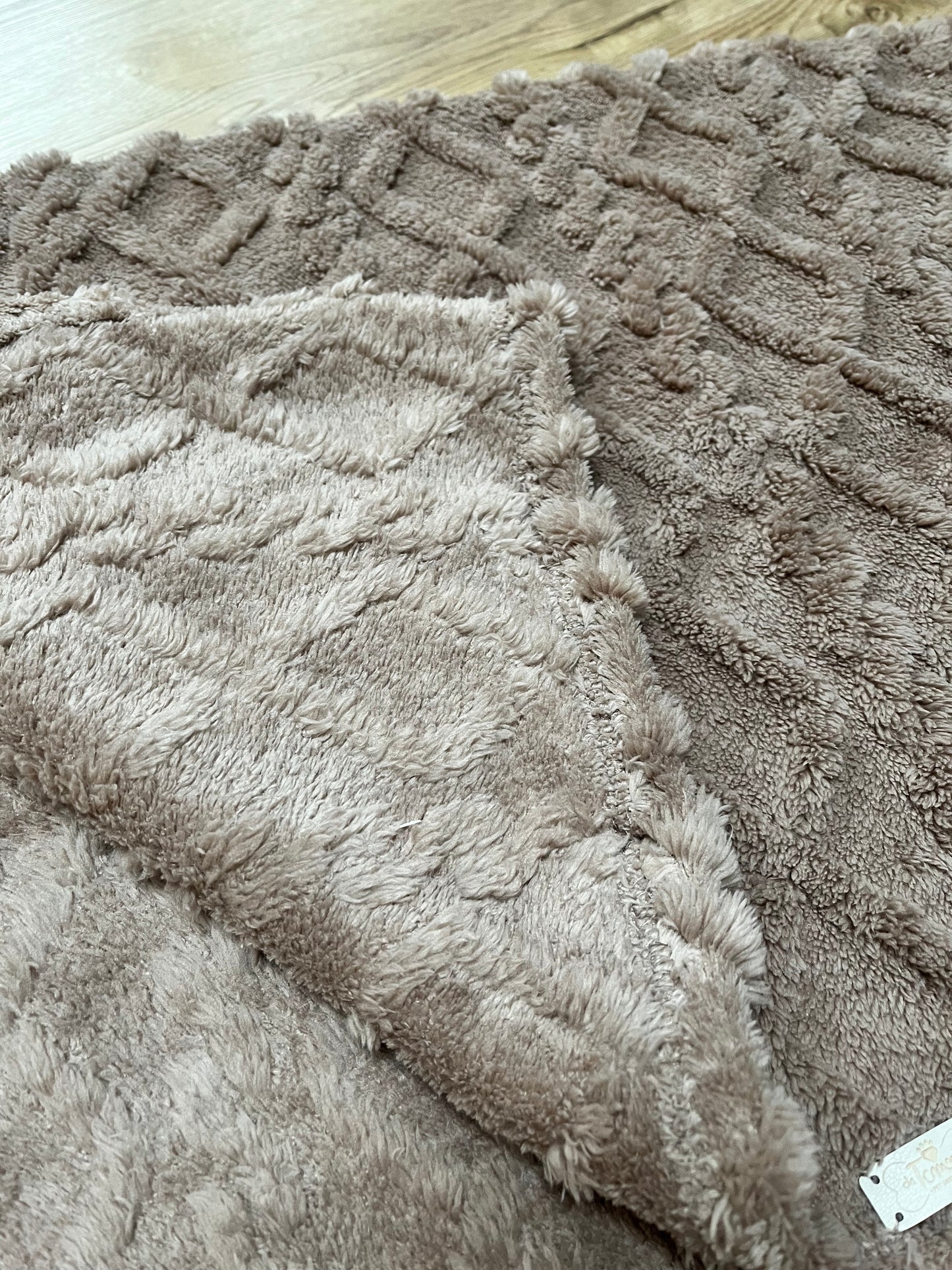 Copertina pile spesso con losanghe   - Da Tommy Pet Boutique