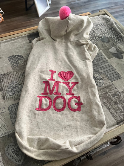 Felpa "Metal Silicone" - I Love My Dog
