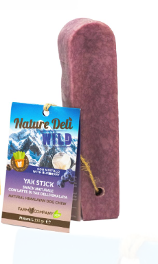 Snack ''Barretta al Latte Aromatizzata al mirtillo' - Nature Delì