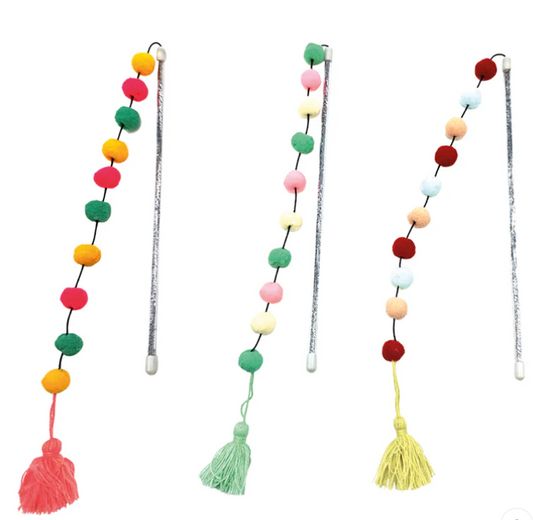 Gioco per Gatti "Bacchetta Pompom" - Croci