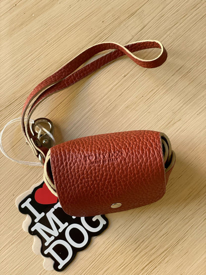 Porta Sacchetti in Pelle - I Love My Dog