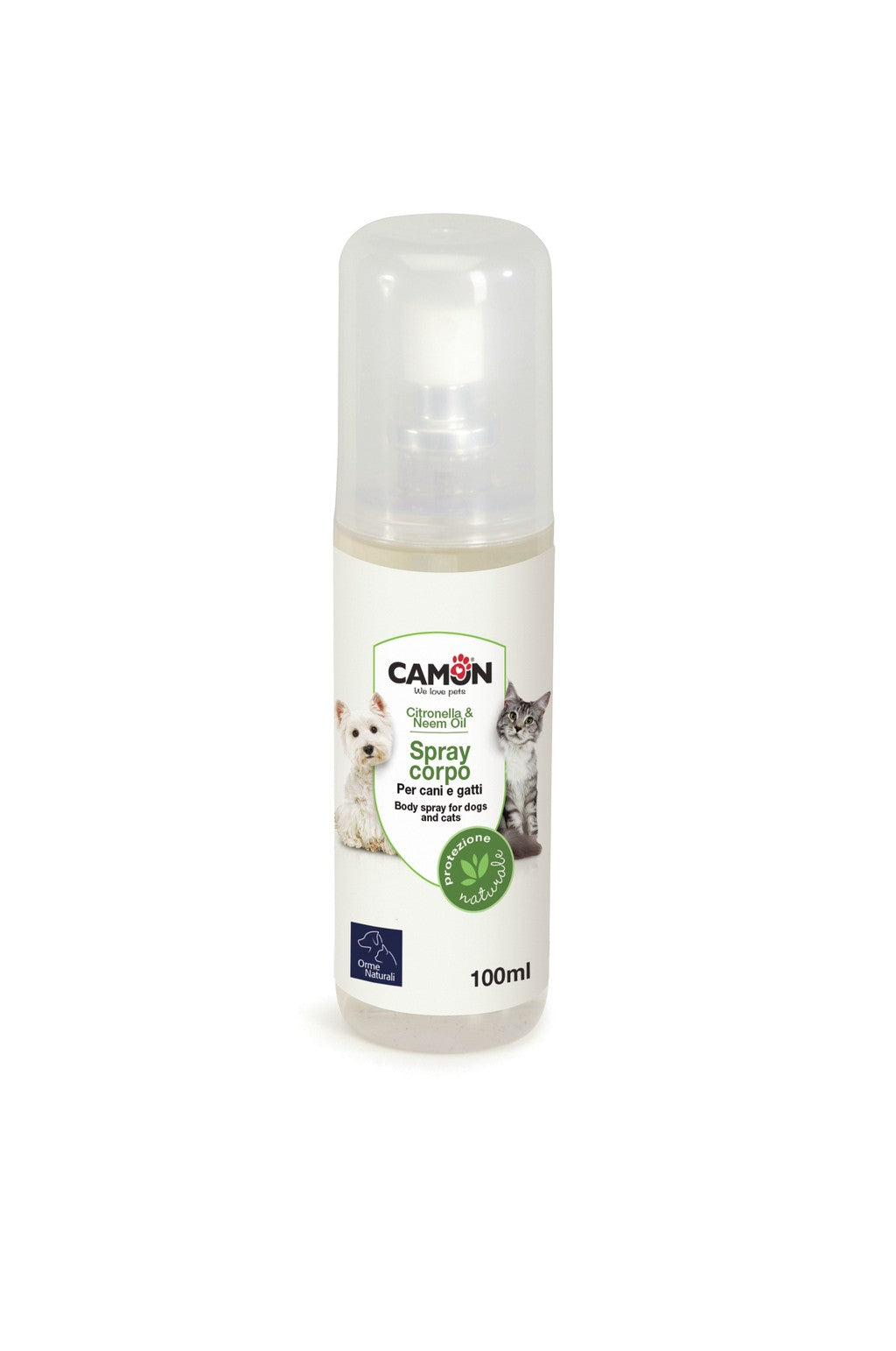 Spray corpo per animali – nebulizzazione su pelo con fragranza delicata

