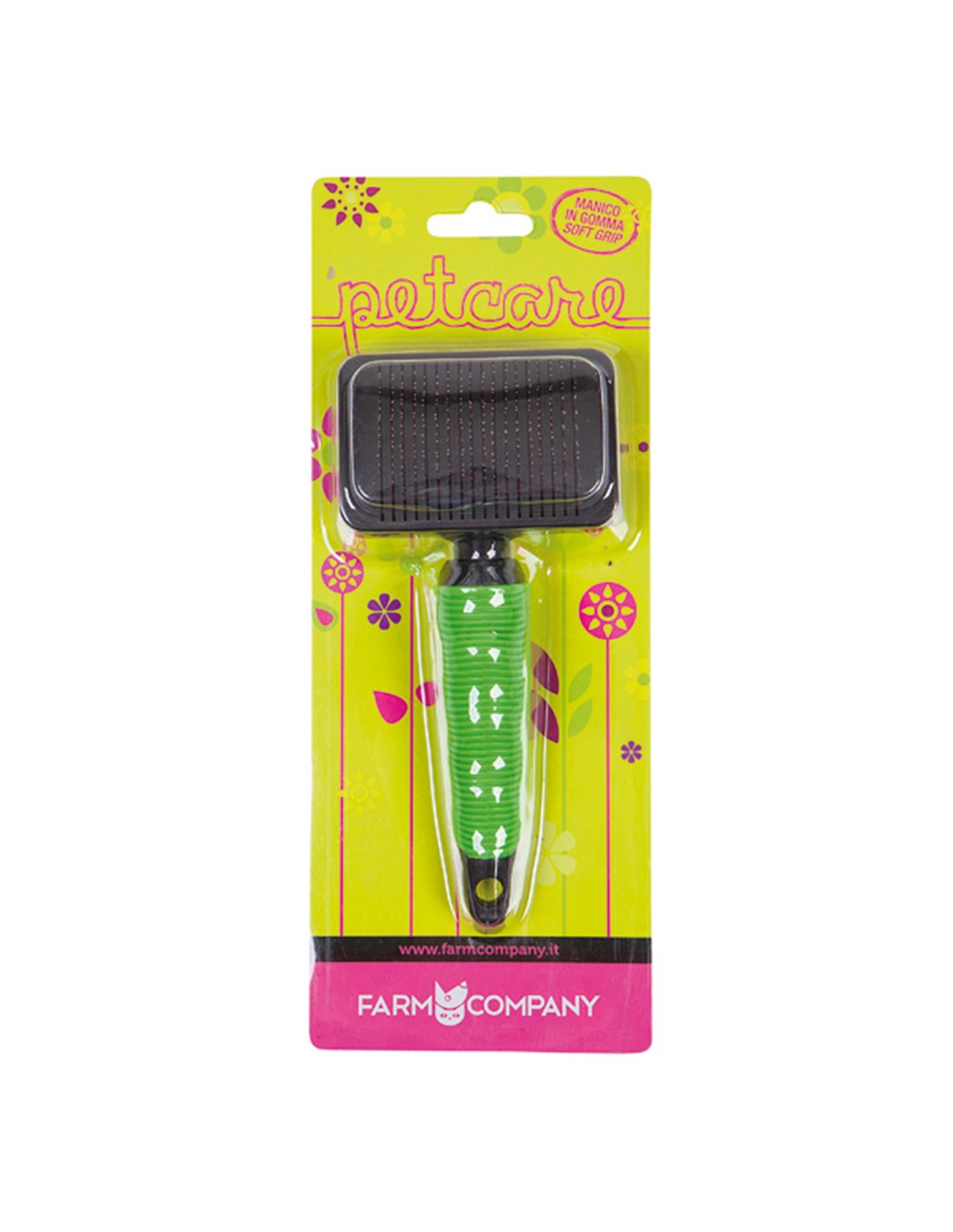 Cardatore Auto-pulente con manico antiscuvolo - Farm Company