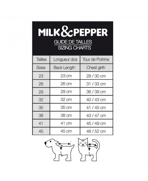 Piumino Reversibile "DARCY" - Milk & Pepper
