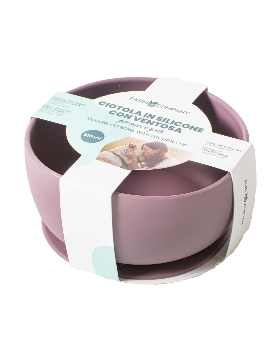 Ciotola in silicone "Con Ventosa" - Farm Company
