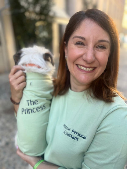 Felpa felpa coordinata e su misura - Da Tommy Pet Boutique & Violante