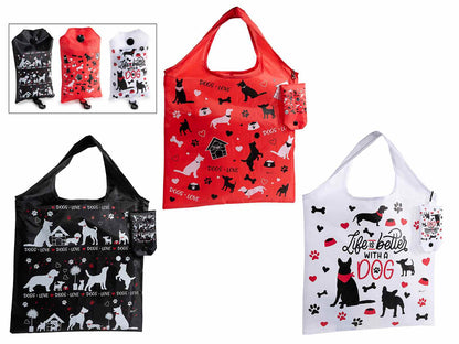 Borsa richiudibile "Dogs Love" - Da Tommy Pet Boutique