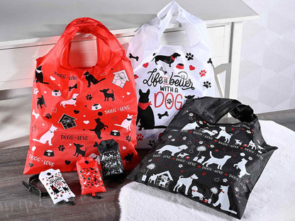 Borsa richiudibile "Dogs Love" - Da Tommy Pet Boutique